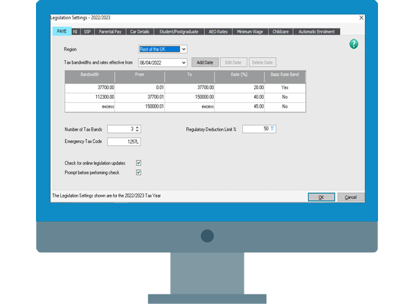 Keep up to date with payroll legislation