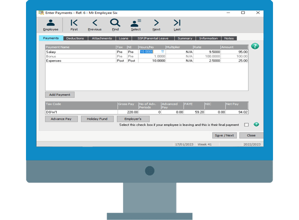 Sage 50 Payroll - Pay your employees from directly within your Sage software