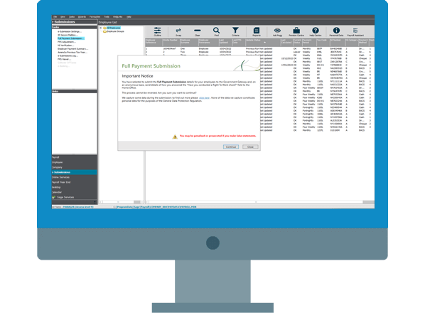 Sage 50 Payroll - Submit to HMRC online